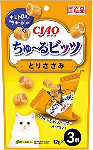 （まとめ買い）いなばペットフード CIAO ちゅ〜るビッツ とりささみ 12g×3個入 【×24】 8,490円