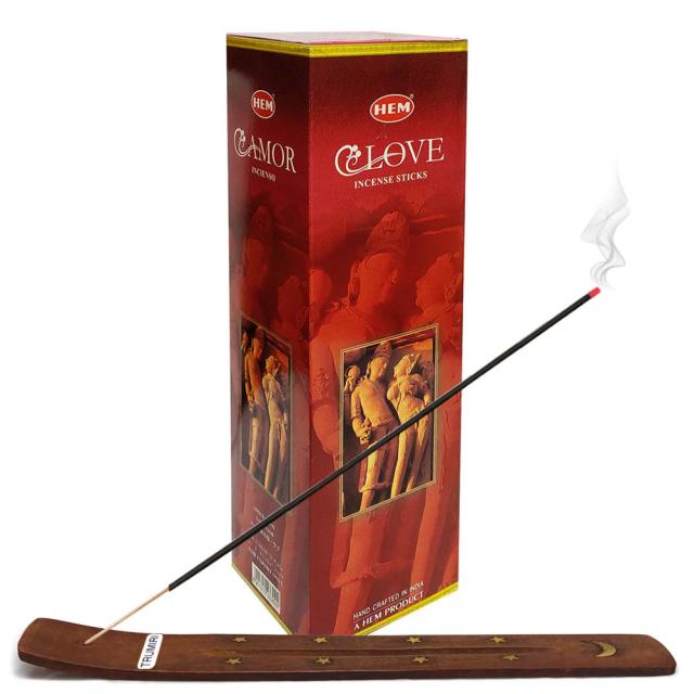 Trumiri お香スティックホルダーバンドル 裾付き Love 8g お香スティック 24本パック (約192本)