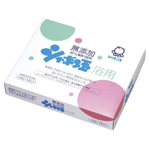 化粧石けんシャボン玉浴用 12個入 × 6個セット