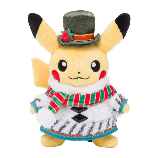 ポケモンセンターオリジナル ぬいぐるみ Pokemon Christmas Wonderland ピカチュウ 15×10×20(H×W×D:？)