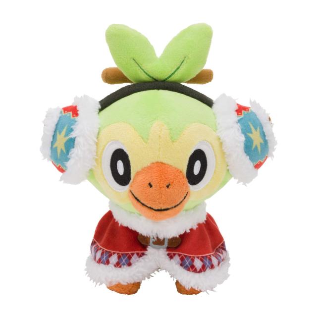 ポケモンセンターオリジナル ぬいぐるみ Pokemon Christmas Wonderland サルノリ 15×11×19(H×W×D:？)