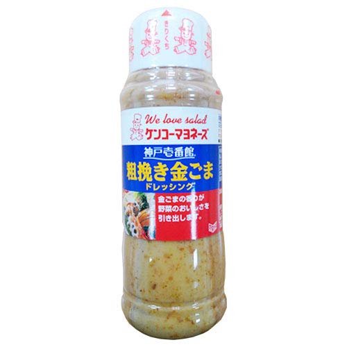 ケンコーマヨネーズ 神戸壱番館 粗挽き金ごまドレッシング 300ml×12本入×(2ケース)