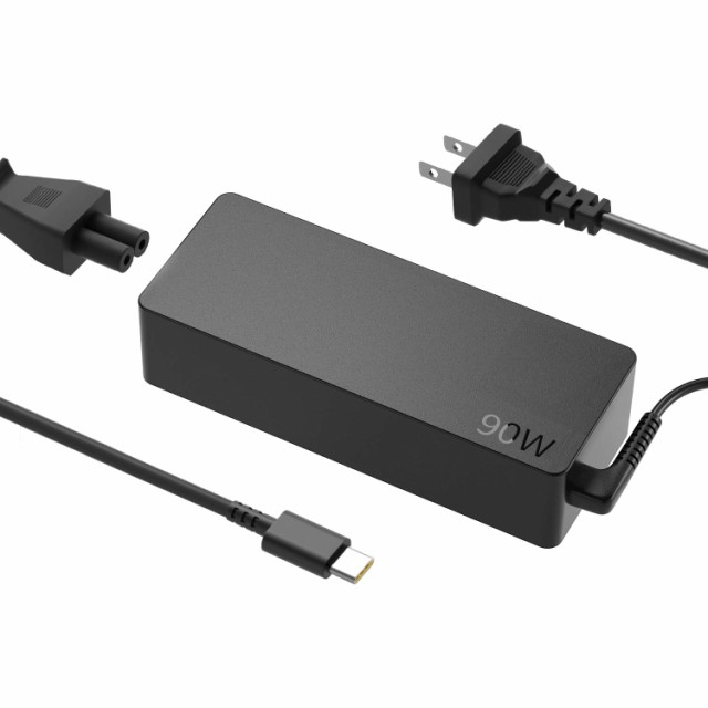 CYD 90W USB Type-C ACアダプター 交換用充電器 Lenovo 電源アダプター