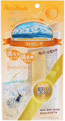【6個セット】 ペッツルート 犬用おやつ モンゴルストロングチーズ S 1本