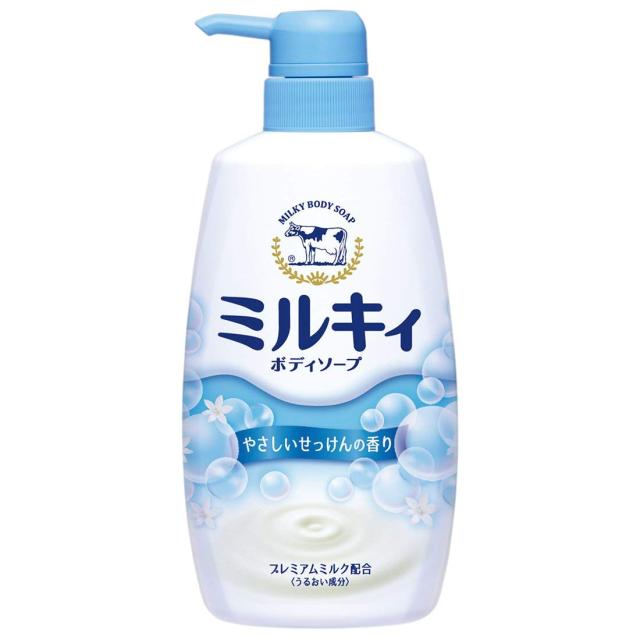 ミルキィボディソープ やさしいせっけんの香り ポンプ 550mL×7個ボディソープ
