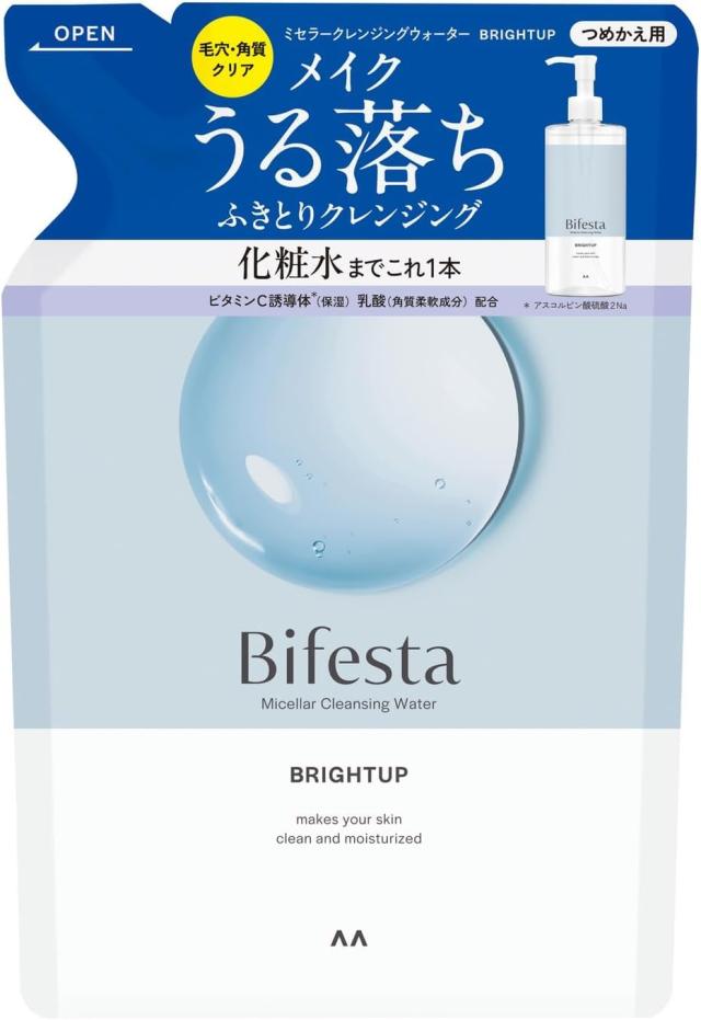 【5個セット】ビフェスタ ミセラークレンジングウォーター ブライトアップ つめかえ用 360mlの通販はクレンジング