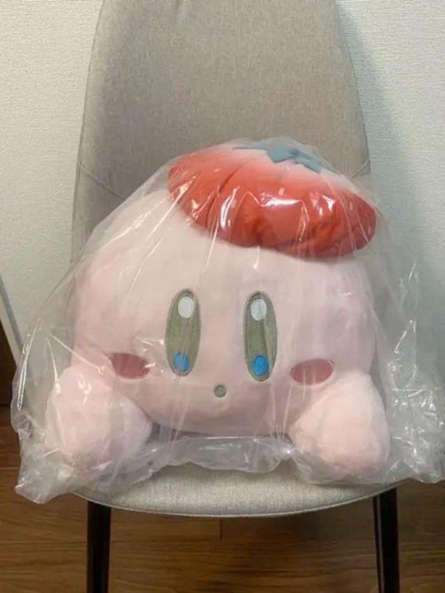 バンダイ(BANDAI) 一番くじ 星のカービィ あま〜いひととき。 A賞 いちごベレー帽カービィぬいぐるみ 単品