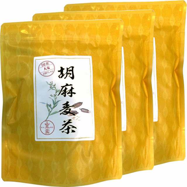 健康茶 国産大麦 胡麻麦茶 ティーパック 240g（4g×60p）×3袋セット 巣鴨のお茶屋さん山年園の通販は