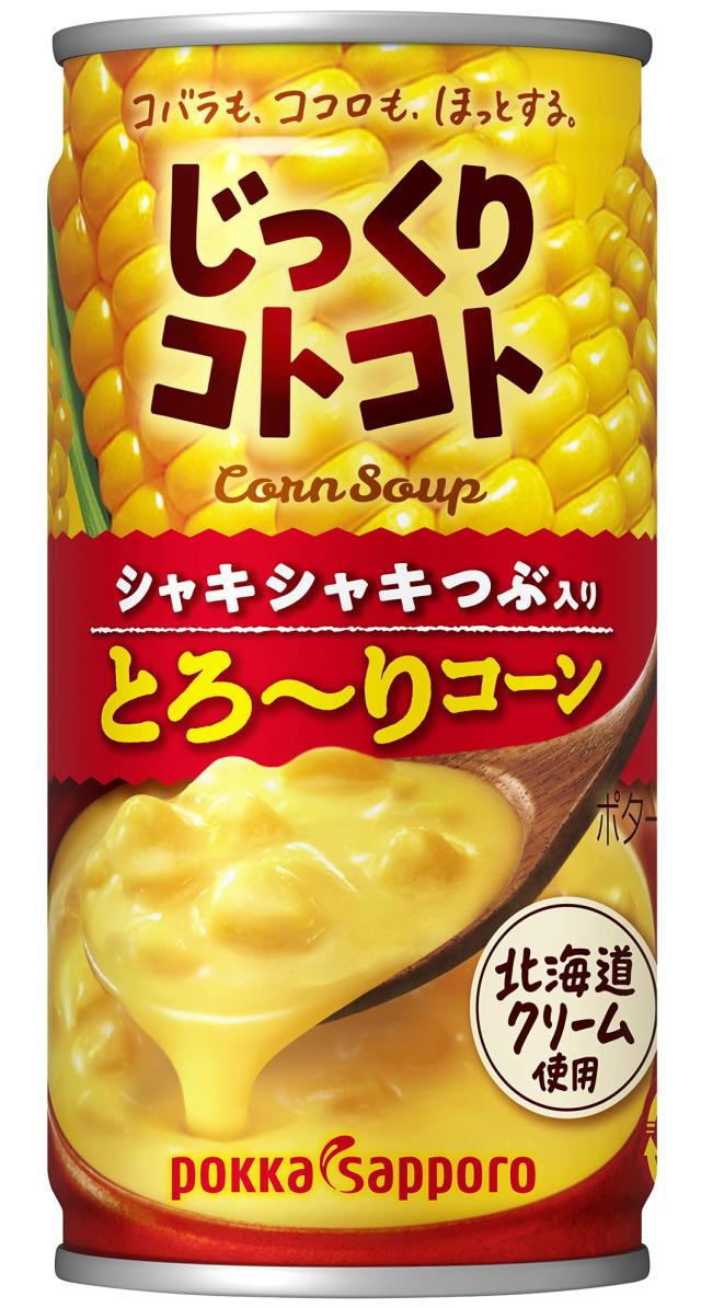ポッカサッポロ じっくりコトコト とろ〜りコーン 190g 缶 60本 (30本入×2 まとめ買い)の通販は 8,347円