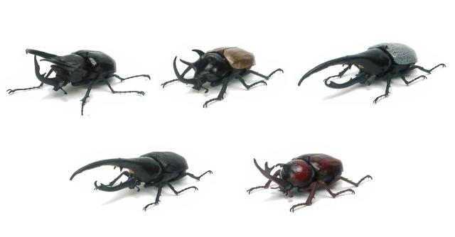 いきもの大図鑑 かぶとむし02 [全5種セット(フルコンプ)] ガチャガチャ カプセルトイ