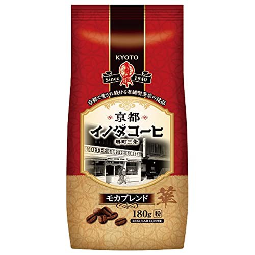 キーコーヒー 京都イノダコーヒ モカブレンド(粉) 180g×6袋入