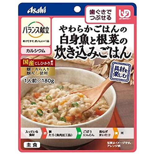 アサヒ食品グループ和光堂 バランス献立 やわらかごはんの白身魚と根菜の炊き込みごはん 180g×24個入の通販は