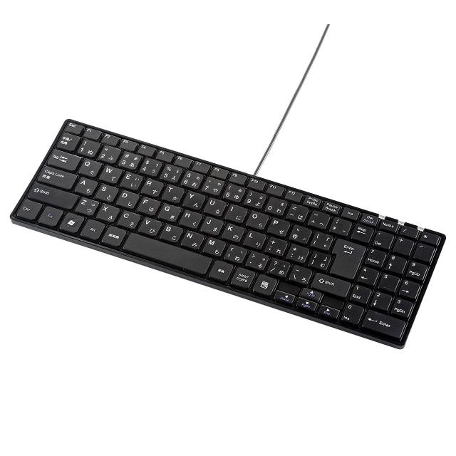 エスコ(Esco) 345x115x19mm キーボード(静音/薄型/テンキー付 EA764AB-219
