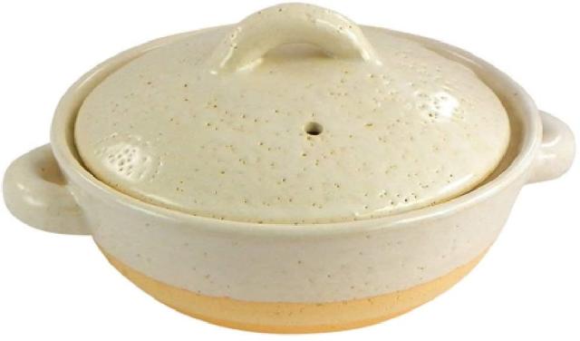 伊賀焼 伊賀土鍋 (白 6号)の通販は 7,865円