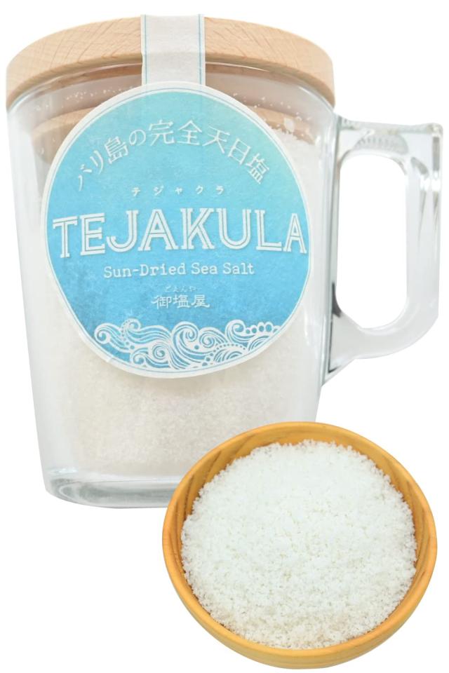 粗塩 天然塩 天日塩 バリ島で500年前から続く TEJAKULA-あらじお 木蓋エコマグ-160gの通販は 4,600円