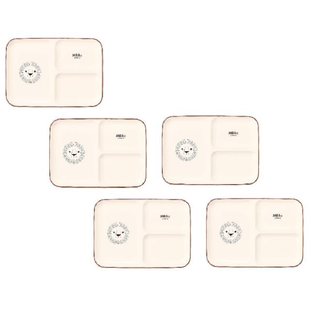美濃焼 Mikke ランチプレート らいおん(5枚組)