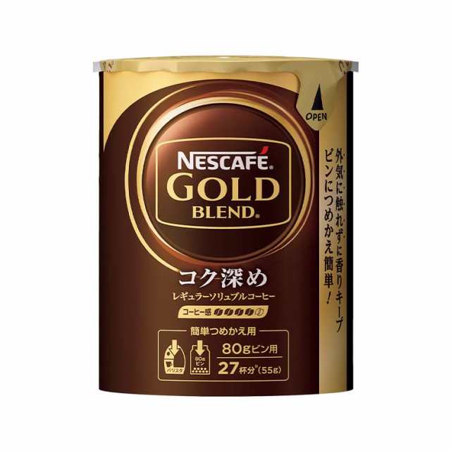 ネスカフェ ゴールドブレンド コク深め エコ＆システムパック 55g×12本セット