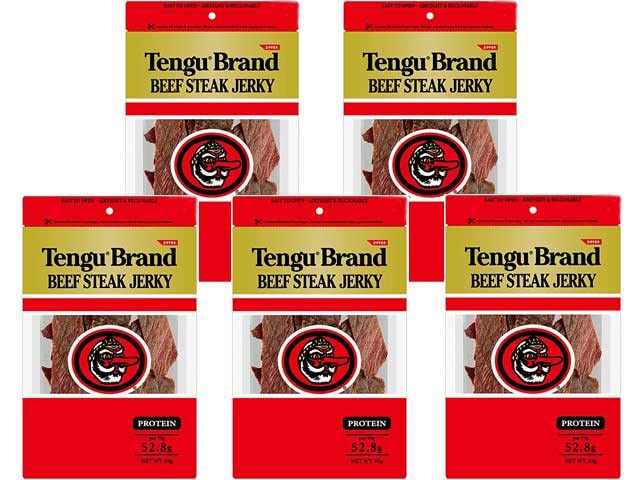 テング ビーフジャーキー レギュラー ９３ｇ ５袋セット