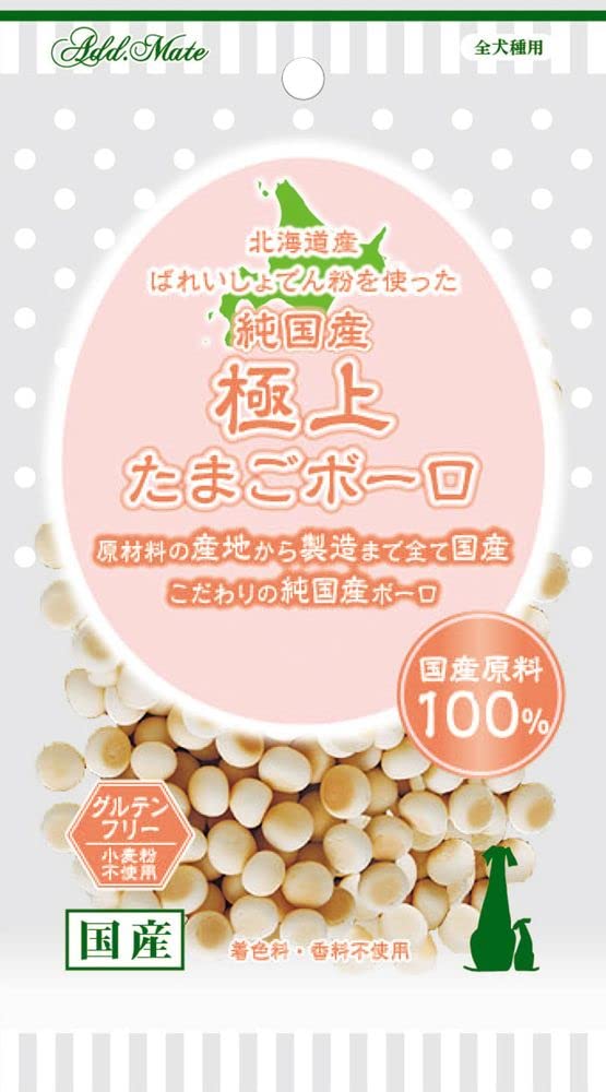 （まとめ買い）ペティオ アドメイト 純国産極上たまごボーロ 50g 犬用おやつ 【×15】
