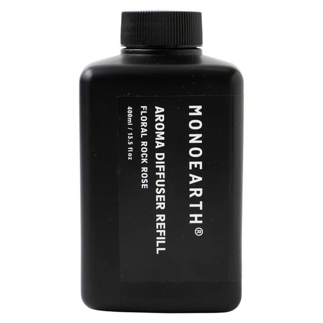 モノアース MONOEARTH アロマディフューザー フローラル ロック ローズ リフィル 詰替え用 400ml