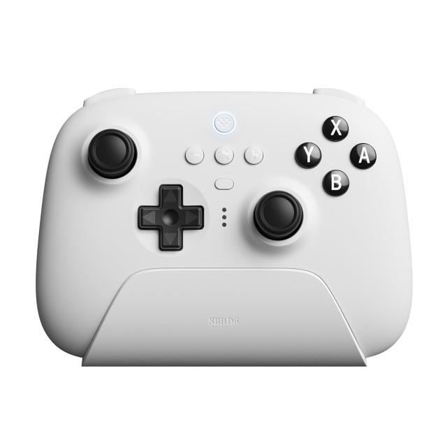8bitdo ultimate 充電ドックを備えたBluetoothコントローラー、スイッチ用のワイヤレスプロコントローラー、Windows、およびs