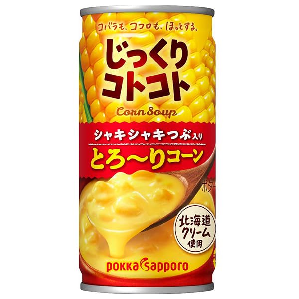 ポッカサッポロ じっくりコトコト とろ〜りコーン 190g缶×30本入×(2ケース)