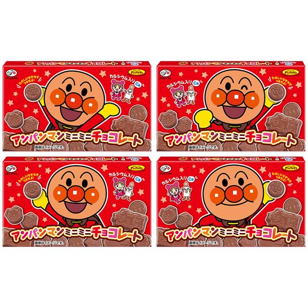 不二家 アンパンマン ミニミニチョコレート 15粒×10箱入×(2ケース)