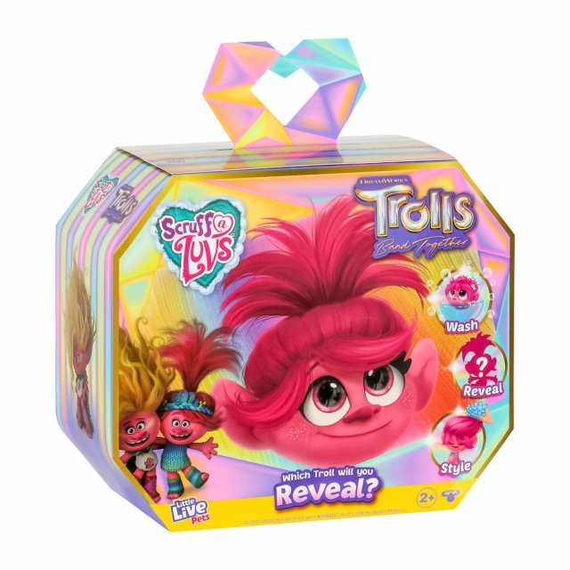 Little Live Pets Scruff-a-Luvs トロールズバンド トゥギャザー