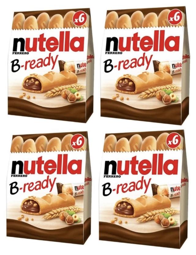 ヌテラ Nutella B-ready フェレーロ ヌテラ ヴィレディ チョコレート 6個入り X 4箱