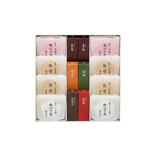 とらや 羊羹・最中詰合せ 3号 (小型羊羹6個 最中8個) 1箱 和菓子 ようかん 母の日 ギフト 贈答用 プレゼント お歳暮 お中元 感謝 虎屋