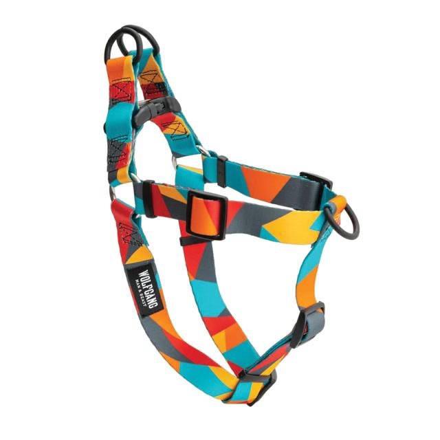 WOLFGANG/ウルフギャング ShatterShapes Harness (Sサイズ) 巾1.6cm x 胴回り30-45cm 【 小型犬用ハーネ