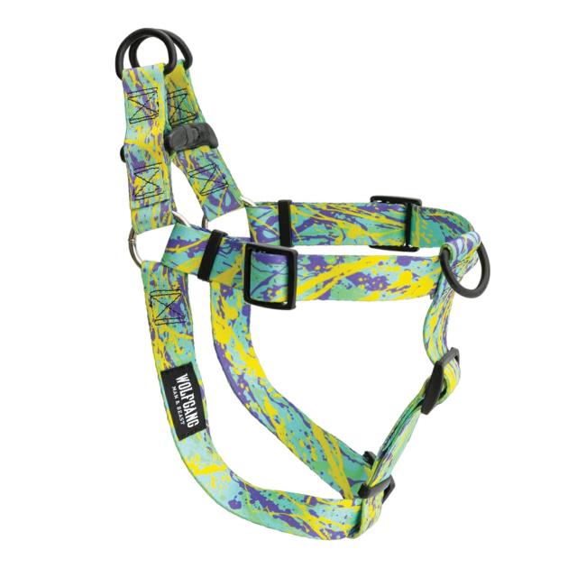 WOLFGANG/ウルフギャング ModernCanvas Harness (Mサイズ) 巾1.6cm x 胴回り40-61cm 【 中型犬用ハーネス