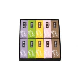 鶴屋八幡 一口羊羹10本入り (夜の梅2本・明の春2本・ 抹茶羊羹2本・栗羊羹2本・黒羊羹2本) 1箱 ショッパー付き 和菓子 贈答用 プレゼント おの通販は 5,292円