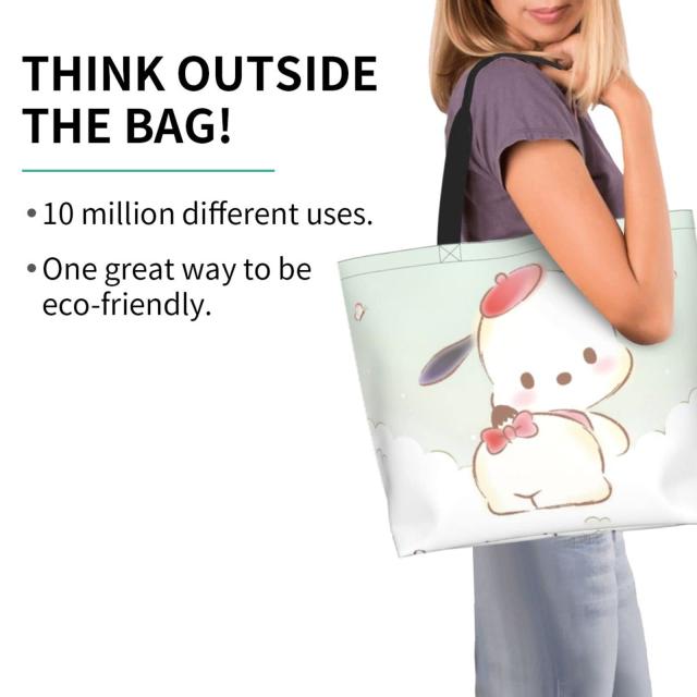 [NEXEAR] ポチャッコ 多機能買い物袋エコバッグ 大容量 折りたたみ コンパクト レジ袋 買い物袋 コンパクト 便利 丈夫 大容量の通販は