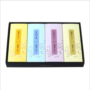 鶴屋八幡 胡麻せんべい・小豆せんべい・千代の友・玉子せんべい 詰合せ 1箱 ショッパー付き 和菓子 せんべい 煎餅 贈答用 プレゼント お歳暮 お中元の通販は