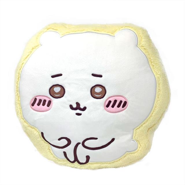 かわいく体育座り ちいかわ ダイカット クッション 約36cm モモンガ
