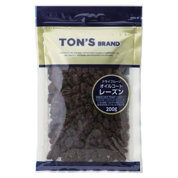 東洋ナッツ トン オイルコートレーズン 200g×20袋入