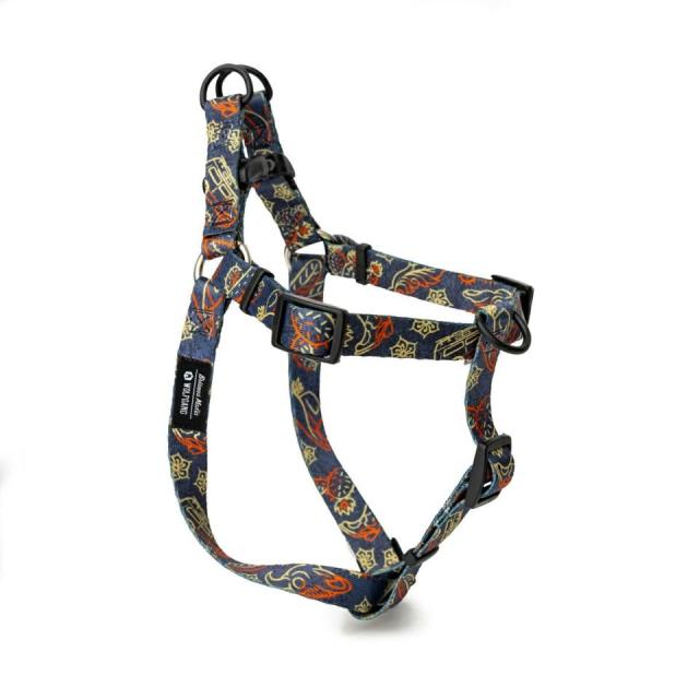 WOLFGANG/ウルフギャング SandFlats Harness (S size) 巾1.6cm x 胴回り30-45cm 【小型犬用ハーネス】