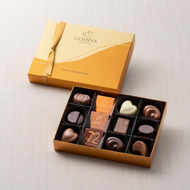 チョコレート ギフト お菓子 詰め合わせ ゴディバ (GODIVA)クラシック ゴールド コレクション（12粒入）