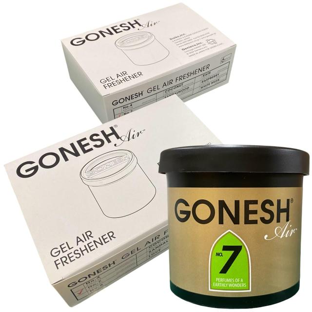 【12個セット】GONESH(ガーネッシュ) 置き型 芳香剤 ゲル エアーフレッシュナー No.7 100g