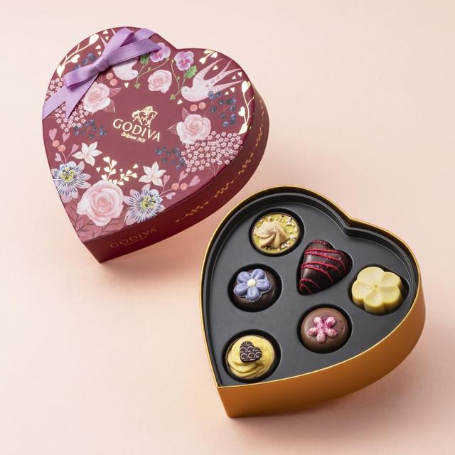 バレンタイン ゴディバ (GODIVA) チョコレート ギフト お菓子 詰め合わせ ブーケ ド ゴディバ セレクション（6粒入）の通販は 5,344円