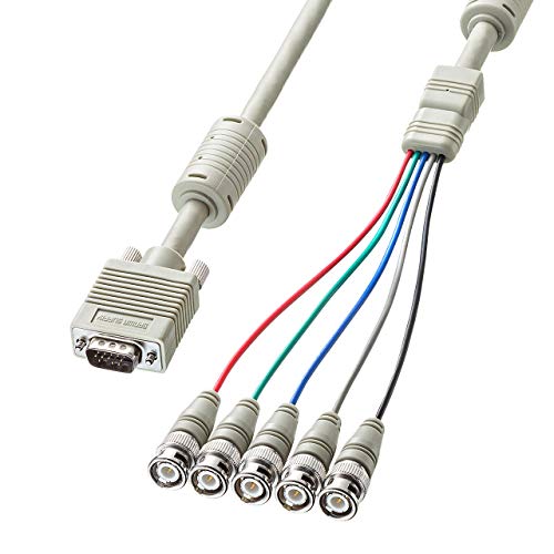 SANWA SUPPLY KB-5BNC4K アナログRGBケーブル(4m)の通販は