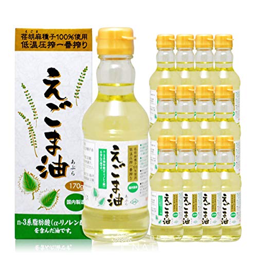 朝日 えごま油170g 12本セット