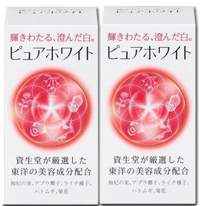 【2個】 資生堂 ピュアホワイト タブレット　240粒×2個 (4901872046928)