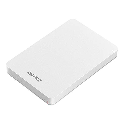 BUFFALO USB3.1(Gen.1)対応 耐衝撃ポータブルHDD 1TB ホワイト HD-PGF1.0U3-WHA