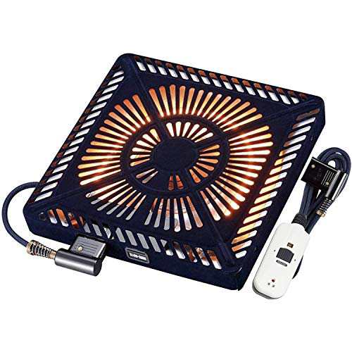 メトロ こたつ用取替えヒーター U字型ハロゲンヒーター 手元温度コントロール式 MHU-601E(DK) ブラックの通販は