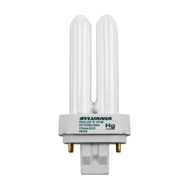 SYLVANIA 20705 - CF13DD/830/ECO - 13 W CFL 電球 - コンパクト蛍光灯 - 2 ピン GX23-2 ベース