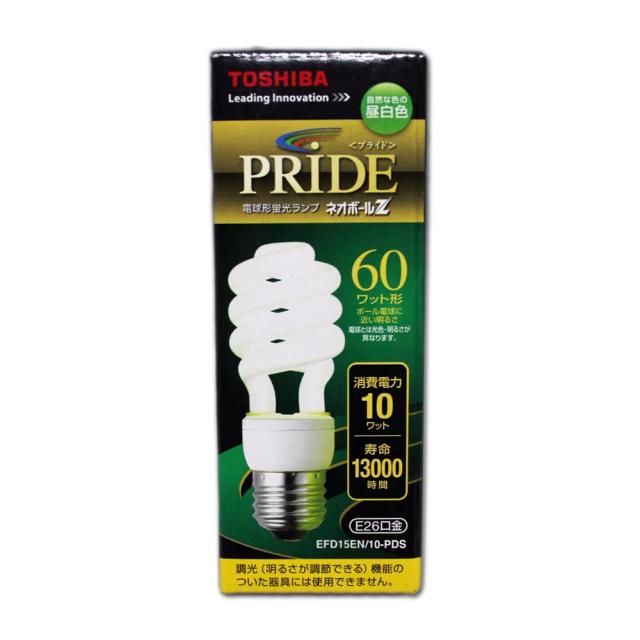 東芝ライテック 電球形蛍光灯 ネオボールZ 3波長形昼白色 EFD15EN/10-PDS 口金直径26mmの通販は 5,583円
