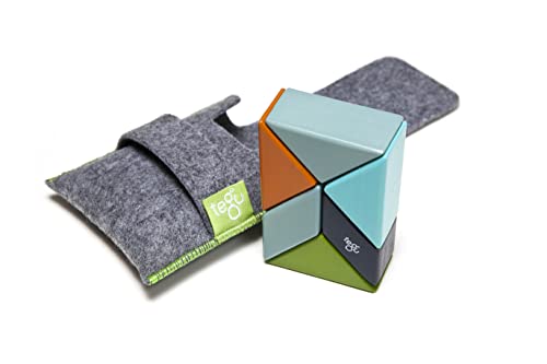 Tegu ポケットポーチ プリズムマグネット 木製ブロックセット ネルソン 6点セット