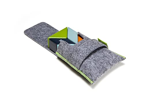 Tegu ポケットポーチ プリズムマグネット 木製ブロックセット ネルソン 6点セット_2